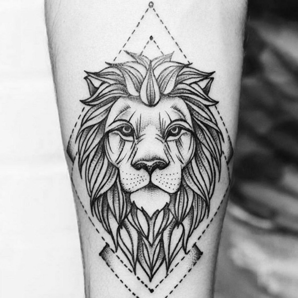 Meaningful Geometric Animals Tattoo To Try