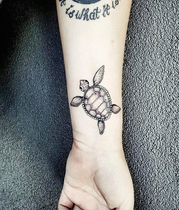 Beautiful Example Of Sea Turtle Tattoo With Their Meanings