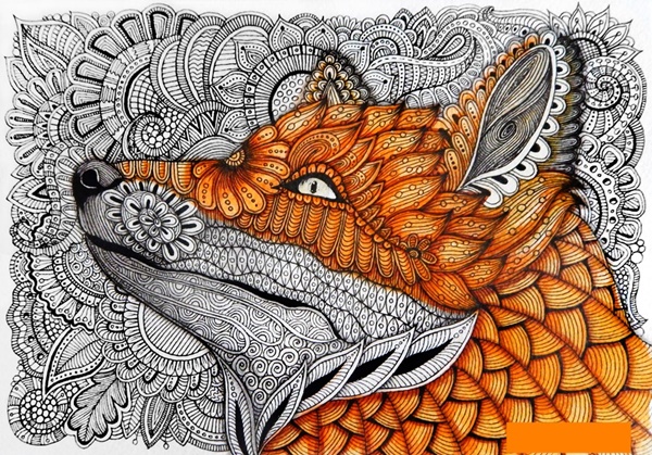 40 Amazing Examples of Animal Doodle Art to try