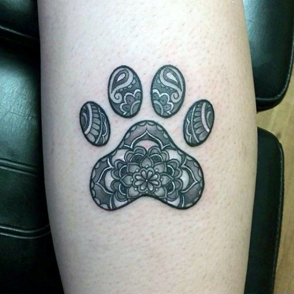 Minimalistic Dog Tattoo Designs and Ideas-19