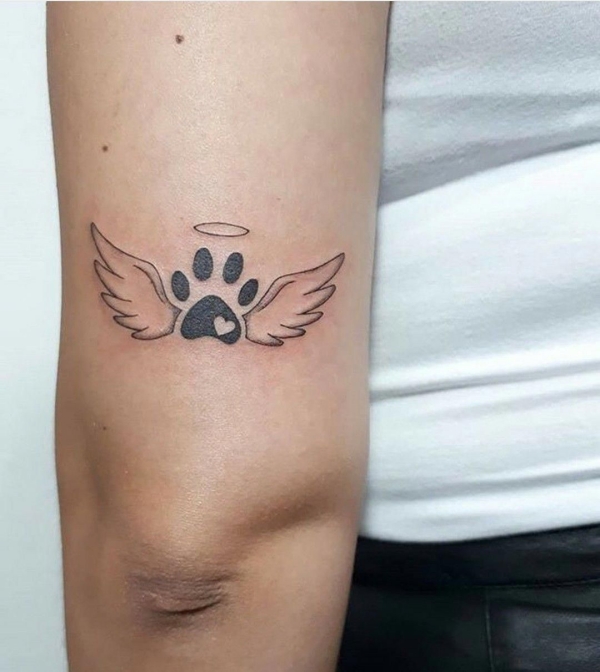 Minimalistic Dog Tattoo Designs and Ideas