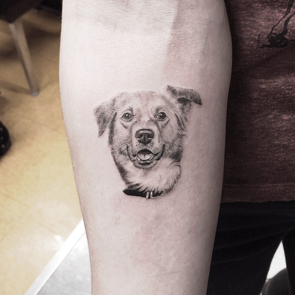 Dog Tattoo Portrait